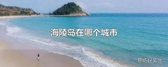 海陵岛在哪个城市