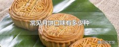 常见月饼口味有多少种