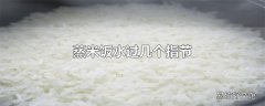蒸米饭水过几个指节