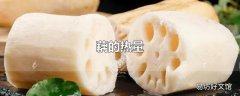 藕的热量