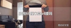 腰围60厘米算a4腰吗