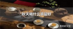 秋天喝什么茶最好