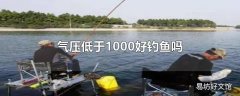 气压低于1000好钓鱼吗