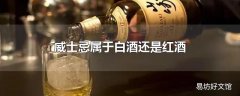 威士忌属于白酒还是红酒