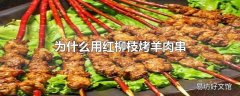 为什么用红柳枝烤羊肉串