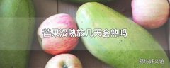 芒果没熟放几天会熟吗