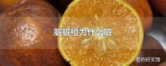 脏脏橙为什么脏