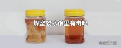 蜂蜜放冰箱里有毒吗