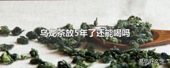 乌龙茶放5年了还能喝吗