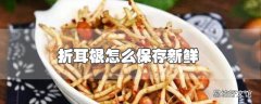 折耳根怎么保存新鲜