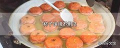 柿子饼用不用洗