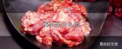 梅肉是什么肉