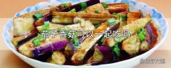 茄子香菇可以一起吃吗