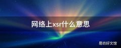 网络上xsr什么意思