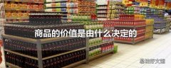 商品的价值是由什么决定的