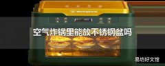 空气炸锅里能放不锈钢盆吗